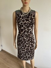 Robe imprimée léopard mi longue sans manches Didier Parakian taille unique TBE