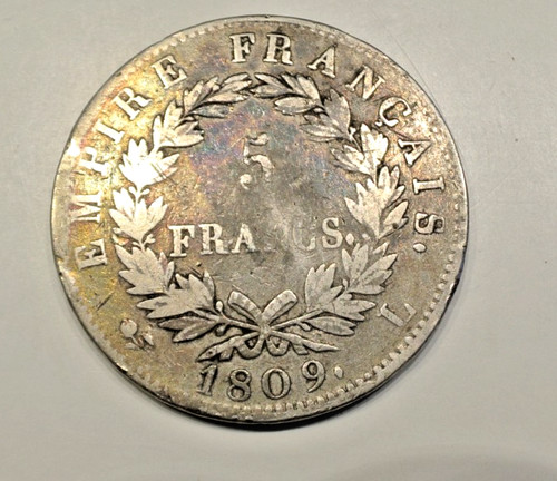 Rare francs napoleon 1809 - 1809, l