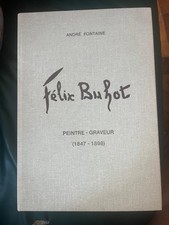 ANDRE FONTAINE FELIX BUHOT PEINTRE GRAVEUR 1847 1898 Ed JAFONT 1982 1/100 ingres