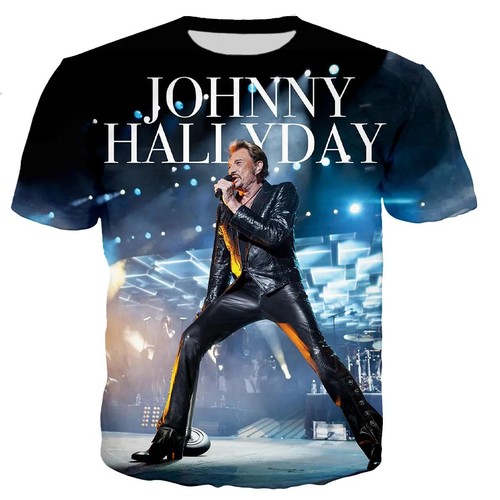 Tee shirt johnny hallyday - tee-shirt,