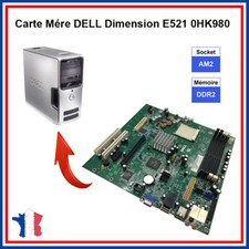Carte mere DELL Dimension E521 CN-0HK980-70821-697-40I0 DDR2 - ATX - Socket AM2
