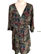 ROBE IMPRIMEE PORTE FEUILLE TANAIS TAILLE 36 NEUVE