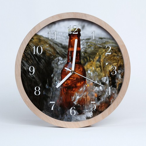 Tulup horloge murale - murale, bois