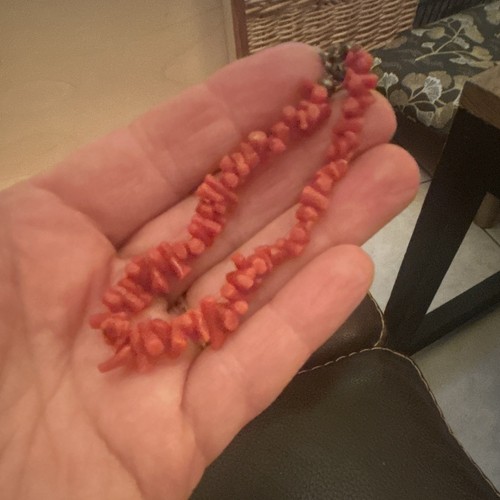 Collier pierre corail - pierre,