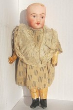 Petite poupée ancienne 12cm tête porcelaine SFBJ 301 PARIS 8/0 corps composite