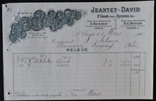 Facture OYONNAX 1900 JEANTET