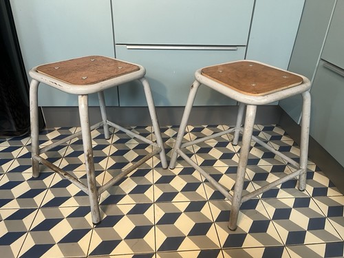 Paire ancien tabouret - paire,