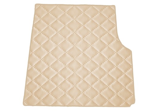 Matelassé cuir éco - cuir, beige