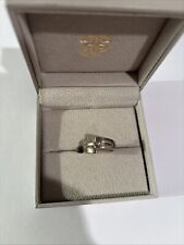 Bague moderniste en argent 925 poinçon 3 pierres Didier Guérin Joaillerie Luxe