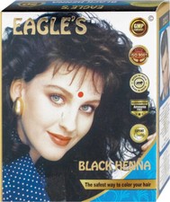 12 x henné EAGLE'S pour cheveux - NOIR / 12 pièces. X 10 gr/ 'NEW'
