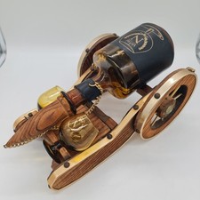 Canon porte bouteille en bois