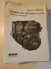 manuel d utilisation de moteur kohler command pro cs series 4-12.75hp en anglais