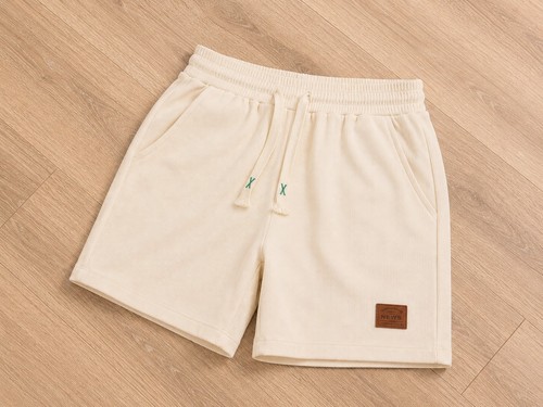 Short homme beige