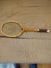 Raquette de tennis TAD Impérial de luxe en bois Vintage