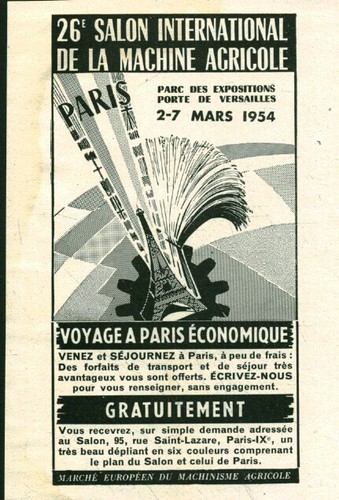 Publicité ancienne salon - , de