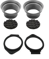 Voiture Porte Réglable Déflecteur Ensemble Et 16.5cm Enceintes pour Opel Adam