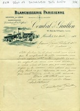 Dépt 13 - Marseille 27 Rue St Esprit - Belle Entête Secteur Hygiène  30/04/1910