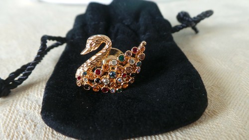 Swarovski pin cygne - swarovski,