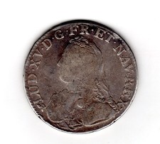 France Ecu Louis XV 1715-1774  1739  B REIMS  Argent Silver