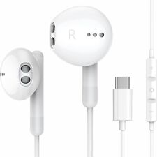 Ecouteurs USB Type-C Filaire avec Micro et Contrôle Oreillettes Audio