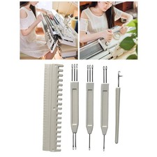 5 pièces outil de transfert peigne de transfert de tricot de fil de laine