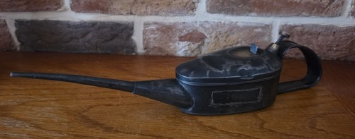 Ancienne burette huile metal - a,