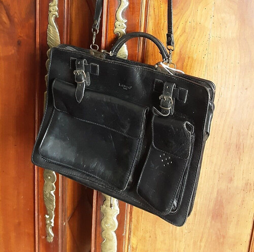 Cartable vintage cuir - cartable,