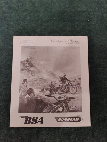 Moto bsa sunbeam - bsa, 1956