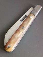 ANCIEN COUTEAU GOUTTIÈRE, 74 ST JOANIS MONDIÈRE, THIERS, XXème, manche corne.