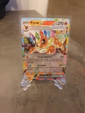 ✨ Carte Pokémon - Pyroli EX 014/131 - EV8.5 Évolution Prismatique - FR - NEUF ✨