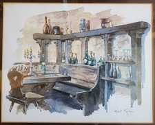 ** BELLE  AQUARELLE DE ROBERT