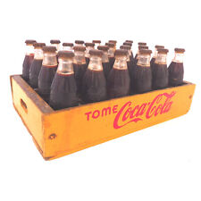 COCA-COLA® TRES RARE CASIER EN BOIS DE 24 BOUTEILLES PLASTIQUES MEXIQUE1960