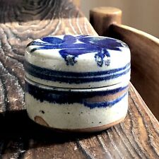 TRISTAN CHAILLOT La borne Boite En Grès Décor Japonisan  Era Kjærsgaard Delfosse