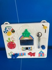 Tableau d'éveil Vintage 1989 sans attache ACTIVITY CENTER PLAYSKOOL COLOR RARE