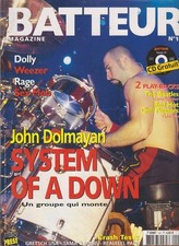 BATTEUR MAGAZINE N°147 DOLLY / WEEZER / RAGE / SEX MOB / SYSTEM OF A DOWN 
