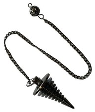 Pendule divinatoire spirale en