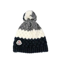 Moncler Bonnet en laine bleu