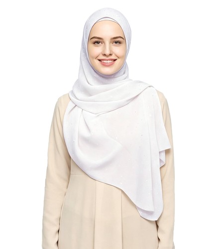 Hijab foulard mousseline - foulard, femme