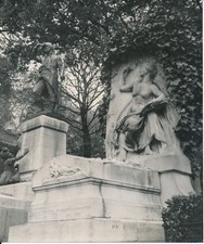 PARIS c. 1950 - Cimetière Père Lachaise Tombe de Falguière Sculpteur - NV 8034