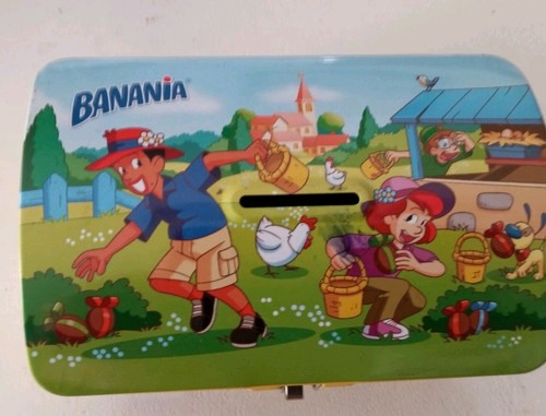 Boite métallique banania - boite,