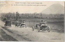 LE PUY DE DOME - route du circuit après la baraque - Coupe Gordon Bennette 1905