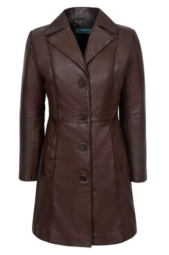 Manteau long femme vintage - , en