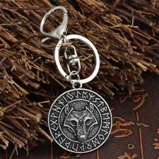 Porte clé keychain loup - porte-clé,