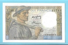 10 FRANCS MINEUR du 30=10=1947