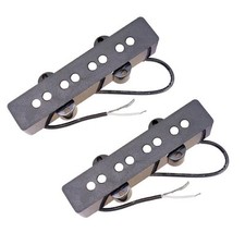 Micro Humbucker Noir 2 Pièces Pour Basse Jazz 4 Cordes