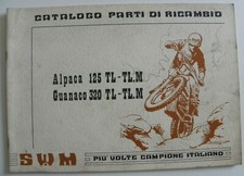 Manuel catalogue S.W. M Alpaca 125 TL - NW  / Guanaco 320 TL - NW