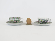 2 Tasses En Porcelaine Vintage