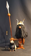 Figurines viking troll teck - 2,