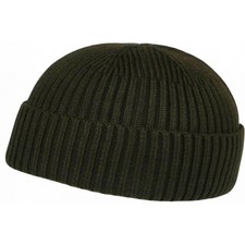 Bonnet Docker Vert en Laine