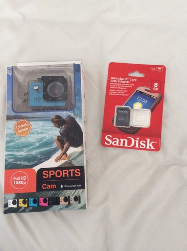 Waterproof sports camera - , with